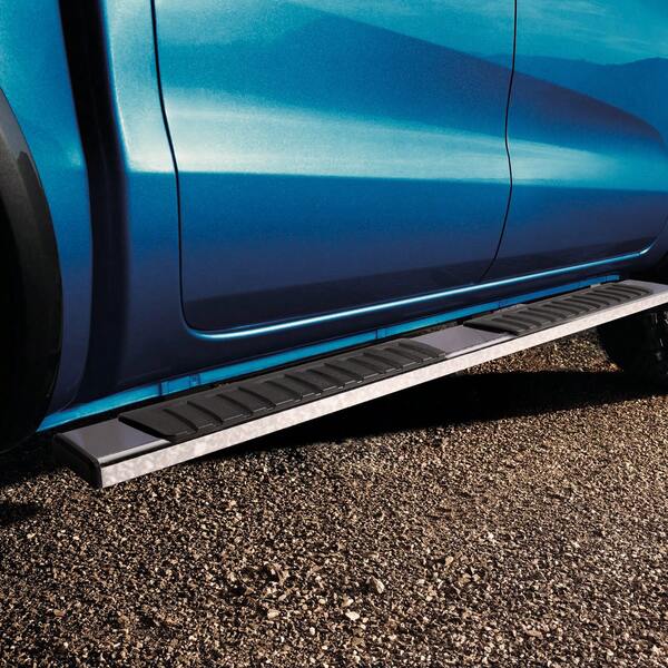 Running Boards, 6" Step Bars Compatible With 2015-2023 For D F150-Crew Cab/2017-2023 For D F-250 F-350 Super Duty Crew Cab, 201 Stainless Steel Side Steps Ner F Bars, 500LBS Capacity, 2 Piece
