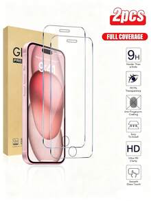 9H 硬度钢化玻璃适用于 17/17 Pro/17 Pro Max/17 Air 16 15 14 Plus 13 12 Mini 11 Pro Max 屏幕保护膜。2 件装适用于 X、XR、XS Max。 - 2片裝 - 查看 27