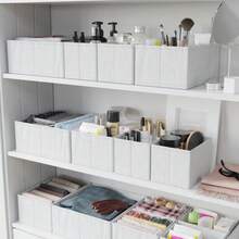 Drawer Organizer Clothes Set Of 12 White-Grey - Dresser Organizer For Nursery, Bedroom, Closet - Perfect Baby Clothes Organizer And Storage & General Nursery Organization Or Dresser Drawer Organizers - 白灰色 - 查看 6