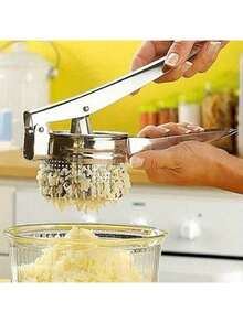Stainless Steel Potato Presser Vegetable Juicer Masher Kitchen Cooking Tool Fruit Ricer Utensil - Silver - View 1