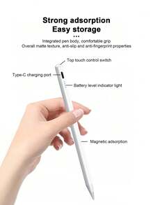 Capacitive Stylus Pen Suitable For Tablets, Smartphones And Other Touchscreen Devices, Handwriting Pen, Drawing Pen - Multicolor - View 5