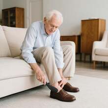 Juego de Calzadores de Acero Inoxidable para Zapatos de Largo para Personas Mayores, para Hombres y Mujeres Todo Tipo de Calzado, Teni, Botas Zapatillas de Deporte - 1 - Ver 5