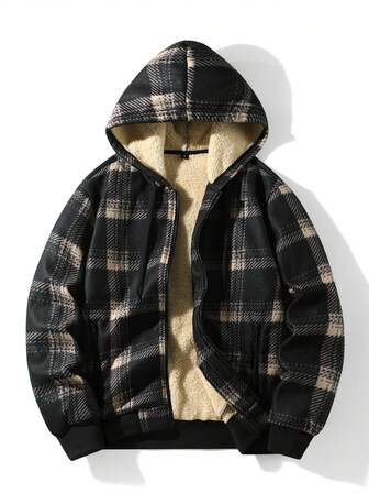 男士新款秋冬街头篮球户外运动棒球连帽夹克