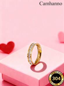 Camhanno 10/1-częściowy zestaw złotej biżuterii, lekki, luksusowy, elegancki zestaw biżuterii ze stali nierdzewnej, impreza, spotkanie, wieloelementowy, przyciągający wzrok styl, zróżnicowany design staje się przyciągającym wzrok punktem na imprezie - Złoto - Zobacz 22