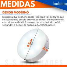 Rechargeable LED Lamp With Motion Sensor - 彩色 - 查看 3