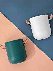 1pc Bathroom Wall-Mounted Deer Antler Toothbrush Holder, Multi-Scene Kitchen Utensil Storage Box - Multicolor - View 7