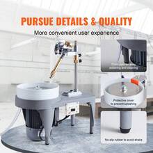 Gem Faceting Machine, 2800RPM Jade Grinding Polishing Machine, 110V 180W Rock Polisher Jewel Angle Polisher, With Faceted Manipulator And 1 Bag Of Triangle Abrasive For Jewelry Polisher - 2800RPM - View 5