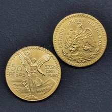 1821-1921 Mexico Commemorative Coin Replica, Exquisite Gift - Multicolor - View 2