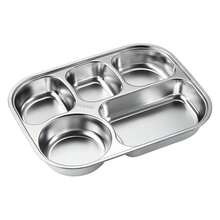 Contemporary Stainless Steel Plates - Reusable Kitchen Dishware, Multi-Purpose Serving Trays,Stainless Steel Plates, Dinner Plates, Kitchen Dining Set, Tableware, Meal Prep Plates, Kitchen Essentials, Dish Set, Serving Plates,Holiday Gift Guide 2025 , Gifts For Dad, Stocking Stuffer, Quiet Calm , Aesthetic , Kitchen Must Haves,Home Cooking , Modern Kitchen, Kitchen Gadgets, Household Essentials, Pantry Upgrade, Everyday Essentials , Practical Kitchen - 銀色 - 查看 11
