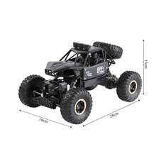 Coche De Juguete Control Remoto De Aleación Para Niños - Negro - Ver 9