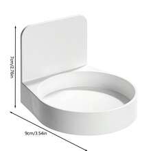 1pc Soap Dispenser Holder Stand, Bathroom Storage Rack, No Drilling Required