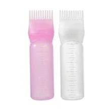1pc/3pcs 170ml Precision Squeeze Bottle - Easy Application For Hair Oil And Hair Dye - Root Comb Design For Perfect Coverage - Durable Styling Tool For Salon-Level Results
