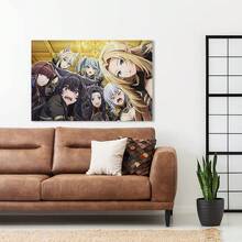 Framed 1pc The Eminence In Shadow Anime Poster - Vibrant Canvas Wall Art,  Anime Decor For Bedroom, Living Room, Office - Perfect Gift For New Year, Valentine's Day, Colleagues & Family, Anime Room Decor, Dramatic Character Art, Highquality Print, Home Decoration, Durable Material, Home Decorators, 2D Flat, Perfect For Room Decor Perfect Room Decor Gifts Birthday Graduation For  Christmas  New Year  Thanksgiving Day - 框架 - 查看 4