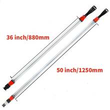 Guía de corte recto de 50 pulgadas SnapFixMate para sierras circulares, guía de bordes rectos para sierras de mesa, abrazaderas de guía de bordes rectos para sierra circular y fresadora, TikTokShopBlackFriday - 36'' (880 mm) - Ver 7