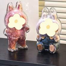 1 pezzo Custodia espositiva trasparente anti-polvere per bambole di peluche e statuine da collezione, scatola di stoccaggio - Trasparente - Visualizzare 7