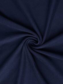 Women's Loose Fit Japanese Print Long Sleeve Cotton T-Shirt, Versatile For Spring And Autumn - Navy Blue - View 7