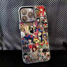 Japan T-Tokidokis Phone Case For  16,15,14,13,12,11,8,7,Pro,Max,Plus,Mini,XS,SE Anti Fall Black Matte Hard.Christmas Accessories..Holiday Phone Accessories. Cover 17 Pro Max 14 Cases Fundas Pink Phone Case Y2k Phone Case Family Bear Phone Case Gifts For Men 17 Pro Case S25 Ultra Case For 17 Pro Max Gifts For Women Fall Funda Para Pink Christmas Anime Mobile Phone Case - Z6 - Xem 12