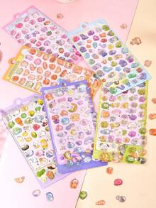 Cute Bears Dessert Food 3D Puffy Stickers Adhesive Sticker DIY Diary Stationery Sticker Gift School Office Supplies,Decorations - Gifts. Choices For Home Room Decoration, Party Decoration, Birthday Gifts, And Various Festival Gifts, Fashionable. Fashion Items. - Multicolor - View 6