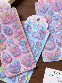 3D闪亮全息贴纸，适用于手机壳 - 提升手机外观，送给朋友的理想惊喜礼物。手机配件、手机壳贴纸、手机贴花、手机装饰、创意礼物、趣味设计、闪光贴纸 - 彩色 - 查看 7