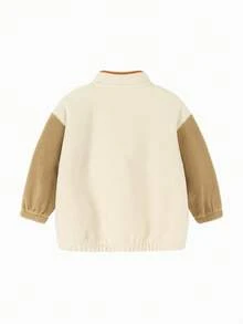 mini bala Toddler Kids Fleece Sweatshirt Warm Cozy Soft Pullover Winter 2025 - Camel - View 5