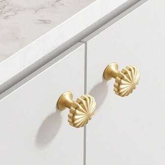 1/2/5个锌合金仿古单孔厨房橱柜储物把手复古梳妆台抽屉衣柜旋钮旧门拉手橱柜家具五金（配两种螺丝：2.2厘米，2.5厘米）