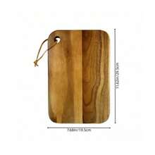 1pc Rosewood Wooden Cutting Board, Solid Wood Cutting Board, Butcher Block, Chopping Board With Fruit Groove, Easy To Clean, For Cooked Food, Vegetables, Fish, Meat, Cheese, Household, Outdoor Camping, Multipurpose - Yellow - View 18