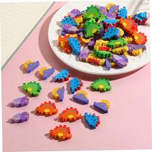 120pcs/60pcs Set Dinosaur Mini Erasers Gift Set - Cute Mini Erasers In Bulk Packaging, Suitable For Children's Learning Supplies And Collectible Gifts - Multicolor - View 4