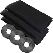 3-Pack de mallas ajustables para ventanas, repelentes de mosquitos, autoadhesivas, transpirables y a prueba de insectos, fáciles de ajustar, ideales para la comodidad del hogar, simples de instalar y quitar, malla para ventanas - Oscuro - Ver 1