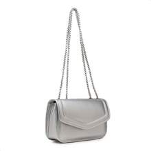 Basic Minimalist Metallic Crossbody Bag For Summer Parties. - 銀色 - 查看 6