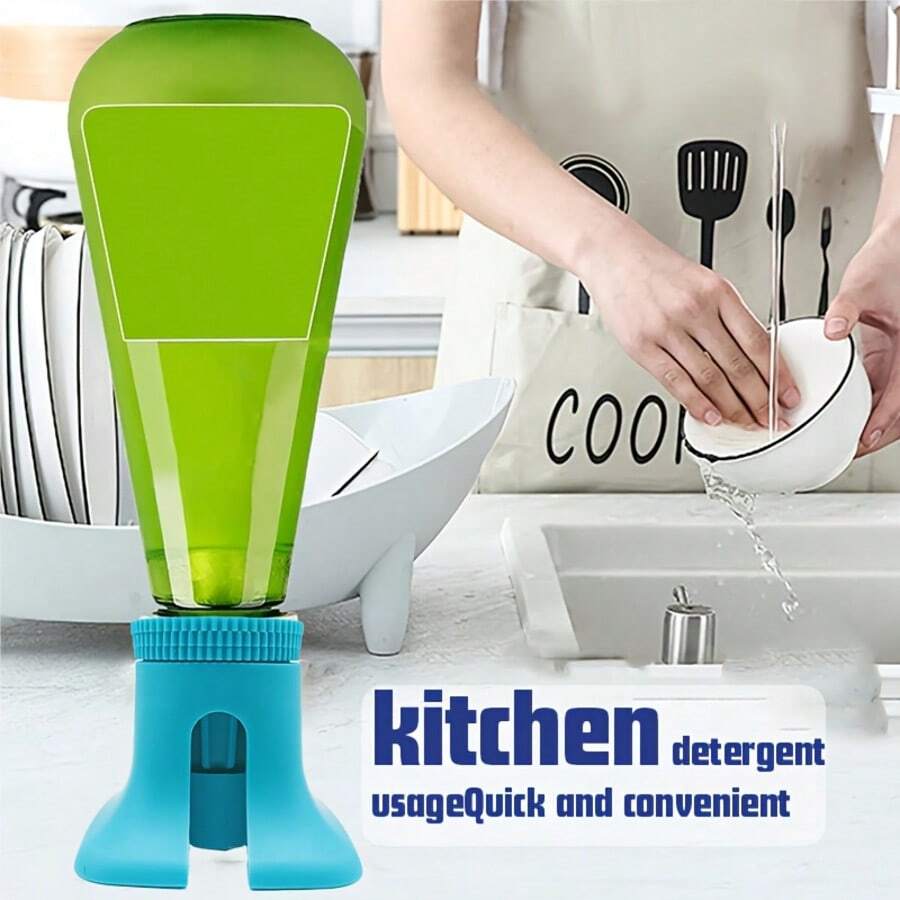 4 件套倒置瓶架，倒置瓶盖，多功能支架，沐浴露、洗发水防漏瓶盖