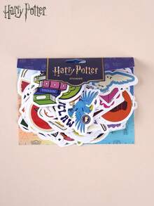 100 szt. oficjalnie licencjonowanych naklejek Warner Bros Harry Potter Harry Hermiona Ron Draco  Snape Naklejki do scrapbookingu DIY Śliczne naklejki na laptopa Butelka na wodę Bagaż Boże Narodzenie Prezent urodzinowy dla fanów Przyjaciół Rodzina - Wielokolorowe - Zobacz 14