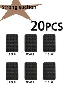 1/2/3/4/5pcs Silicone Suction Cup Phone Holder, No Residue, Universal Selfie Video Stand For IPhone/Android, Fashionable Desktop Accessory - Gift For Friends And Lovers