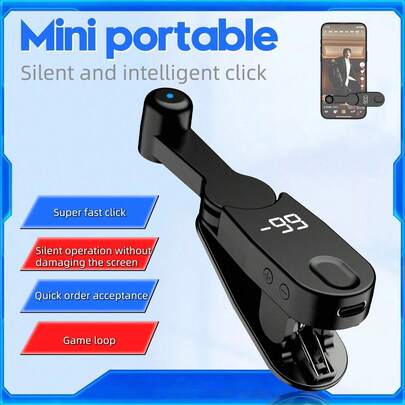 Auto Clicker For Smart Phone, PhoneScreen Device Speed Clicker For IPhone IPad Apps, FastClick Simulation Finger Continuous Click For Game, LiveBroadcasts Likes Live Tapping