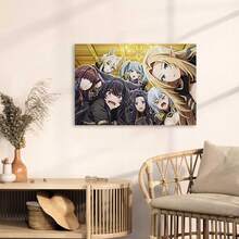 Framed 1pc The Eminence In Shadow Anime Poster - Vibrant Canvas Wall Art,  Anime Decor For Bedroom, Living Room, Office - Perfect Gift For New Year, Valentine's Day, Colleagues & Family, Anime Room Decor, Dramatic Character Art, Highquality Print, Home Decoration, Durable Material, Home Decorators, 2D Flat, Perfect For Room Decor Perfect Room Decor Gifts Birthday Graduation For  Christmas  New Year  Thanksgiving Day - 框架 - 查看 5