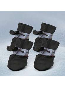 4pcs Small Dog Waterproof Shoes To Protect Paws And Keep Them Dry