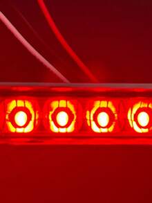Barra De 31 Cm Con 20 Potentes Leds 12-24v - ROJO - Ver 8