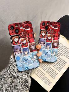 Funda para teléfono con diseño de personajes de anime, compatible con Samsung,  17,  16 Pro Max,  15 Pro Max,  13 y  12. Fabricada con TPU de alta calidad para una protección resistente a golpes y caídas. Un regalo perfecto para familiares, amigos, seres queridos, parejas y Navidad. - Negro - Ver 4