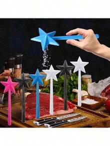1 buah Set Wadah Bumbu Dapur dengan Pengocok Garam & Merica 3 Lubang, Stoples Penyimpanan Bumbu Anti Bocor, Wadah Bumbu Praktis untuk Dapur Rumah/Piknik Luar Ruangan/BBQ, Perlengkapan Memasak & Makan di Luar Ruangan yang Tahan Lama untuk Penggunaan Sehari-hari, Wadah Bumbu, Peralatan Dapur, Bumbu, Kotak Penyimpanan Bumbu - MultiWarna - View 10