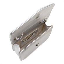 Basic Minimalist Metallic Crossbody Bag For Summer Parties. - 銀色 - 查看 8