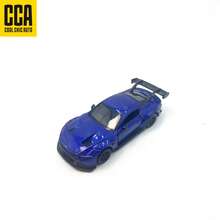 C C A 1:42  Mustang GT3 Legierung Auto - Blau/Matt Schwarz, 1:39 Aston Valkyrie Legierung Auto - Silber Grün/Gelb, Glatte Hinterradantrieb, Öffnende Türen, detaillierte Replik, tolles Geschenk, Sammlerstück und dekoratives Stücke für Schreibtisch oder Regal, geeignet für Weihnachten, Halloween, Geburtstag