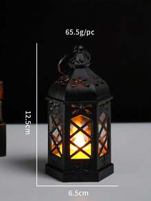 6 قطع مصباح زيت صغير عتيق، شمعة إلكترونية مزيفة بتصميم مغربي جديد للديكور على المنضدة، فانوس ديكوري بتصميم فرنسية، مصباح كيروسين محمول، ديكور للحفلات، هدية مثيرة للاهتمام