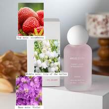 50ml 1.7 fl. oz kết cấu lì hương hoa và trái cây hương hoa hồng/dâu tây/sữa/hoa dành dành/nước hoa nữ hương thơm lâu trôi xịt toàn thân mùa hè dành cho người cao tuổi món quà nước hoa mới tuyệt vời nhất dành cho phụ nữ - Hương dâu tây - Xem 4