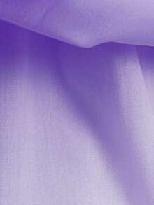 Vestido sin mangas elegante de niña preadolescente con parches de malla y flores de unicolor, vestido de niña de las flores para bodas, vestido para recital de piano, atuendo para festivales infantiles - Morado - Ver 8