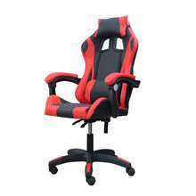 DASCK - Silla Gaming Roja Ergonómica Reclinable con Cojín Lumbar y Cervical | Altura Ajustable 200kg | Oficina y Juego - Rojo - Ver 6