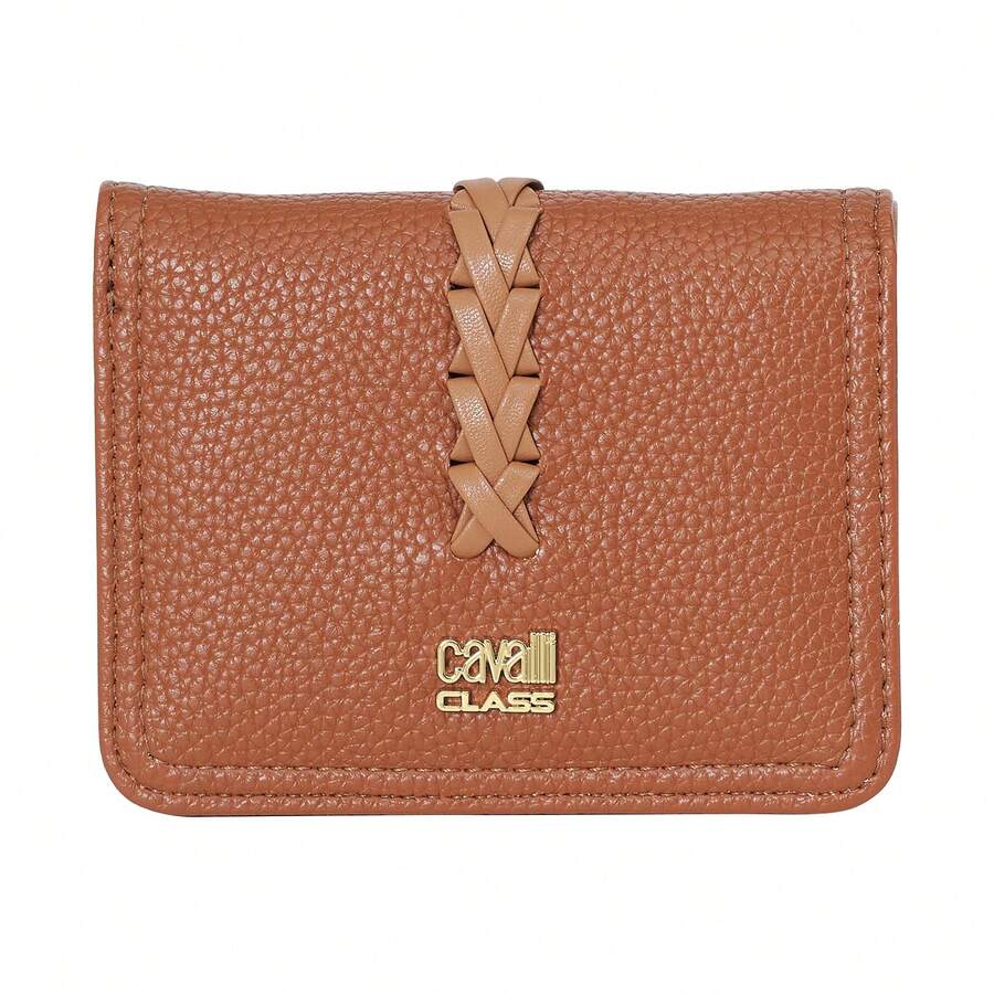 Cavalli Class Portafoglio piccolo da donna con porta carte CCSW0190 - Castano - Visualizzare 1