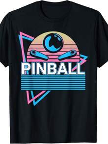 Pill Retro T-Shirt - 黑色 - 查看 1