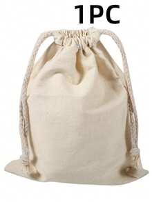 1 Stück große Kapazität modische Jute Aufbewahrungstasche, wiederverwendbare Segeltuch Tragetasche, handgefertigte Tasche, Handtasche, Einkaufstasche, Aufbewahrungstasche, Strandtasche, Reisetasche, Umhängetasche - Khaki - Übersicht 12