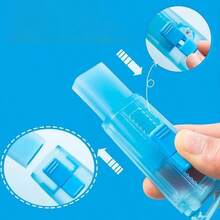 2个/套 卡通可爱蓝色哆啦A梦橡皮擦，可伸缩，学习用品，圣诞节礼物，圣诞装饰品 - 彩色 - 查看 5