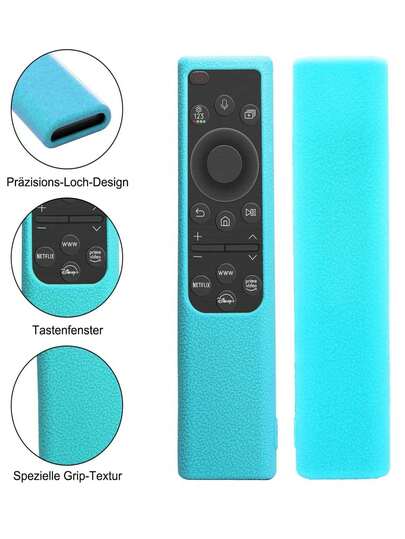 Funda protectora compatible con el control remoto de TV adecuada para BN59-01385/BN59-01357A - Dispositivo de protección contra caídas con cuerda colgante y aislamiento, decoraciones para el Día de San Valentín, cachorros, carnaval y fiestas
