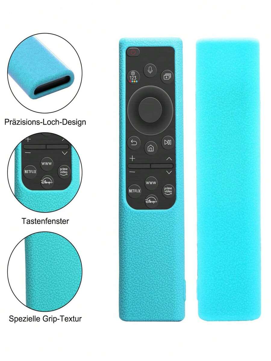 适用于电视遥控器的保护套，兼容 BN59-01385/BN59-01357A，具有防摔保护功能，配有挂绳，可绝缘。用途广泛，包括：闺蜜节、小狗、嘉年华、派对装饰、妇女节、旅行必备、婚礼回礼、Y2K、卧室、汽车配件、厨房装饰、家居用品、母亲节礼物、卧室装饰、花园、夏季、海滩、旅行必备、房间装饰、软萌玩具、毕业季等。 - 彩色 - 查看 1